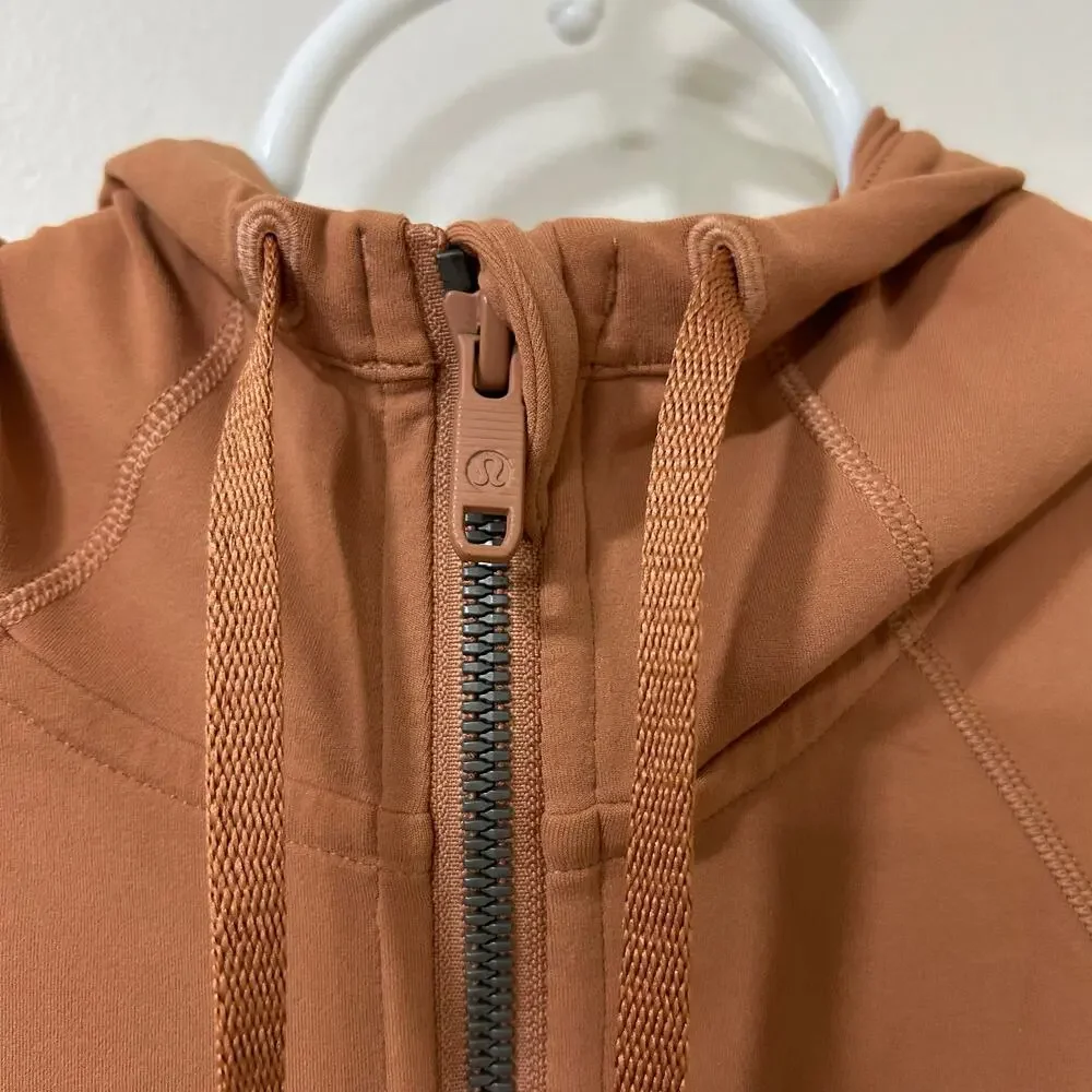 Lululemon Womens Size 6 Desert Sun Nulu Hooded Define Jacket Light Brown Active